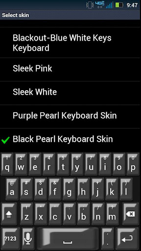 Black Pearl Keyboard Skin