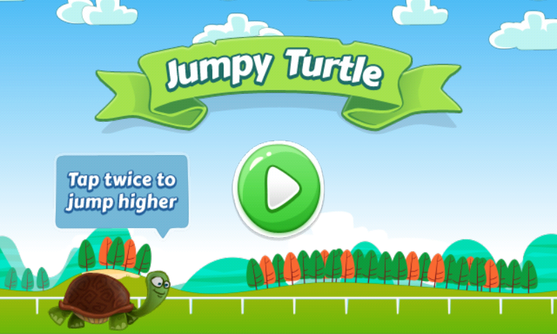 Android application Jumpy Turtle - Best Tap Game screenshort