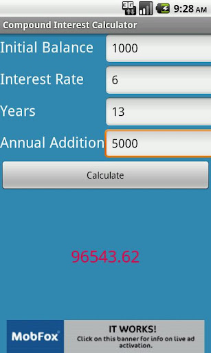 Compound Interest Calculator