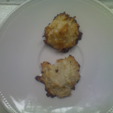 Coconut Macaroons dipped in Chocolate