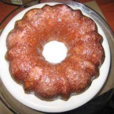 Lemon Pound Cake With Chambord Glaze