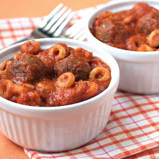 Spaghetti-Nos With Mini Lentil Meatballs