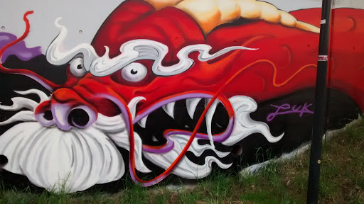 Drachen Grafitti