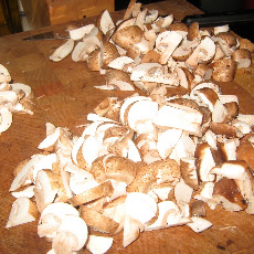 Mushroom Chestnut Risotto