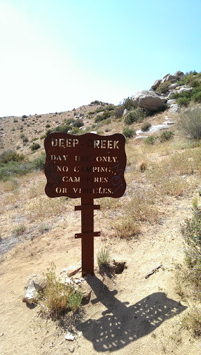 Deep Creek Sign