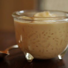 Caramel Rice Pudding with Brown Butter and Creme Fraiche