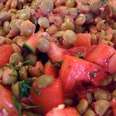 Red Lentil Salad