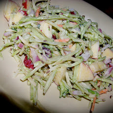 Broccoli Slaw With Cranberries and Pecans