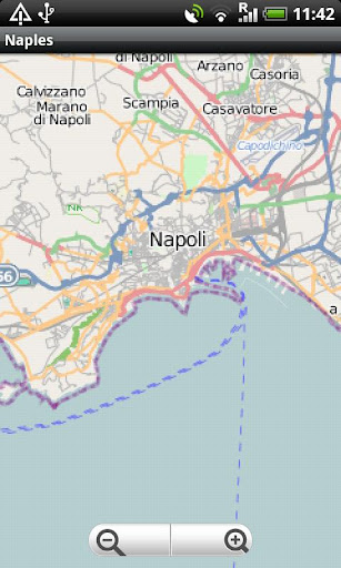 Napoli Street Map
