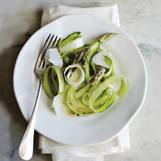 Shaved Asparagus with Parmesan Vinaigrette