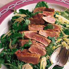 Grilled Tuna with Miso Shallot Caramel