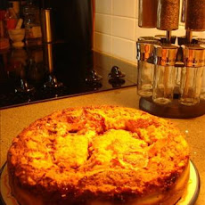 Strawberry Cream Cheese Swirl Cake
