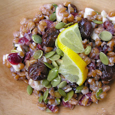 A Salad with Spelt Whole Grains