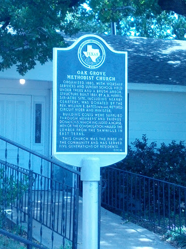Oak Grove Historical Marker