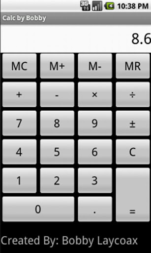 【免費生產應用App】Bobby's Calculator-APP點子