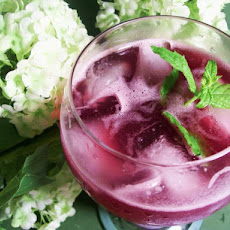 Blueberry Lemonade With Lemon Verbena and Ginger