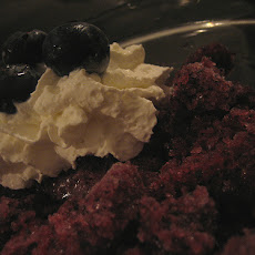 Pomegranate Blueberry Granita
