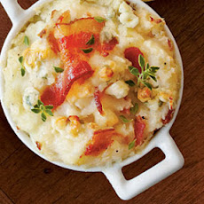 Bacon and Blue Mashed Potato Bake