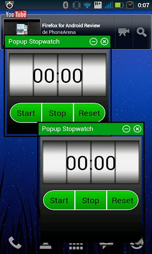 Popup Stopwatch