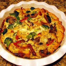 Vegetable and Cheese Strata
