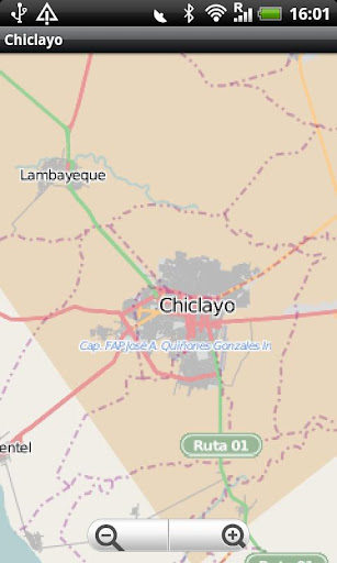 Chiclayo Street Map