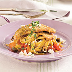 Mediterranean Turkey Cutlets and Pasta