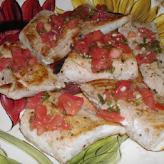 Tomato-Lime Mahi Mahi