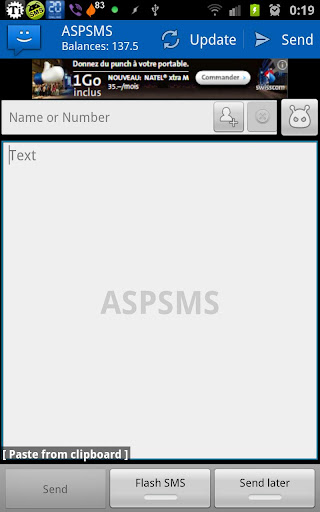 WebSMS: ASPSMS Connector