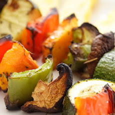 Grilled Vegetables on Skewers