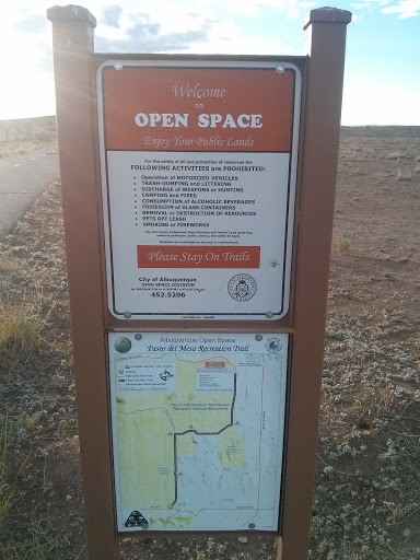 Open Space Sign West