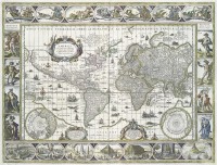 Виллем Янсзон Блау. Nova totius terrarum orbis geographica ac hydrographica tabula, Амстердам, 1635