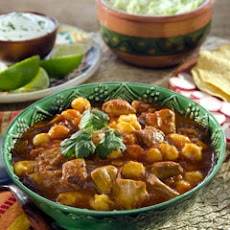 Red Pozole with Chicken