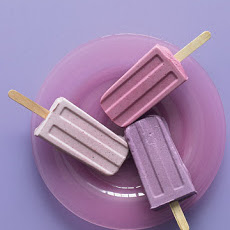 Ice Cream and Blueberry Pops