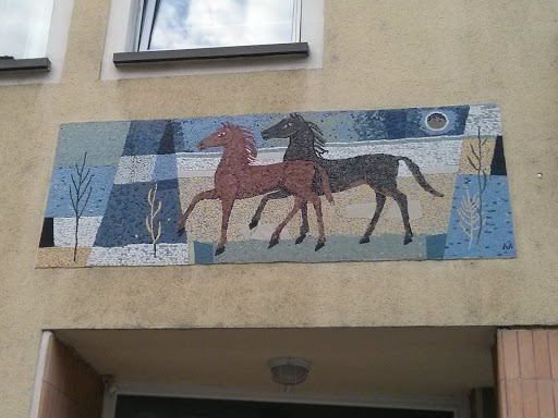 Pferde Mural