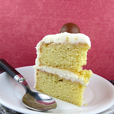 Very Vanilla Butter Cake & Fluffy Cream Cheese Frosting