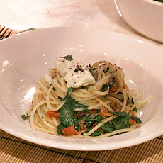 Donna's Spaghetti with Lime and Arugula