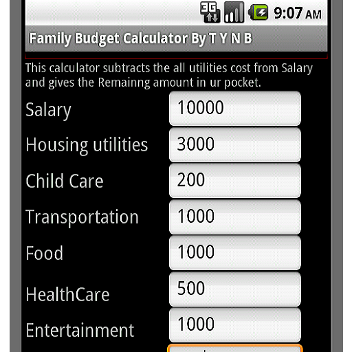 Budget Calculator for family LOGO-APP點子