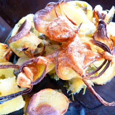 Cheesy Potatoes and Onions for the Grill