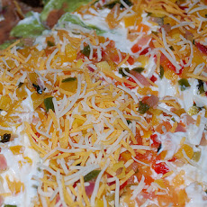 Tex-Mex Dip Aka Seven-Layer Dip