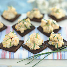 Spicy Shrimp Rémoulade on Molasses-Buttered Toast