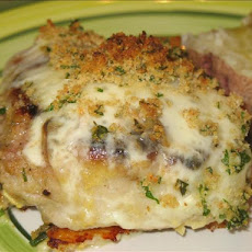 Mustard-Baked Pork Chops W/Brie
