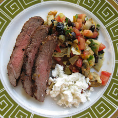 Kasbah Flank with Grilled Salsa