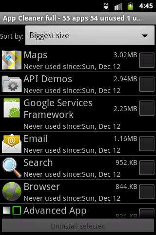 App Cleaner full