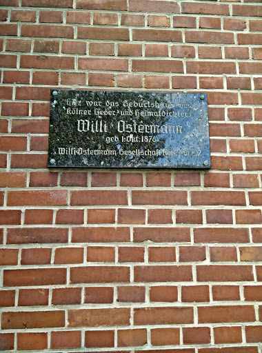 Geburtshaus Des Willi Ostermann