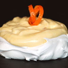 Orange-Cream Pavlovas