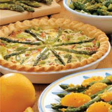 Asparagus Swiss Quiche