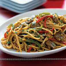 Stir-Fried Noodles with Singapore Lamb Curry