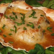 Sea Scallops With Miso Mustard Sauce