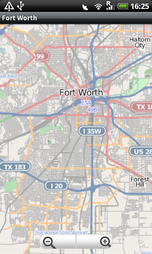 Fort Worth Street Map