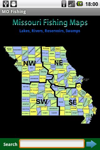 Missouri Fishing Maps - 12.5K
